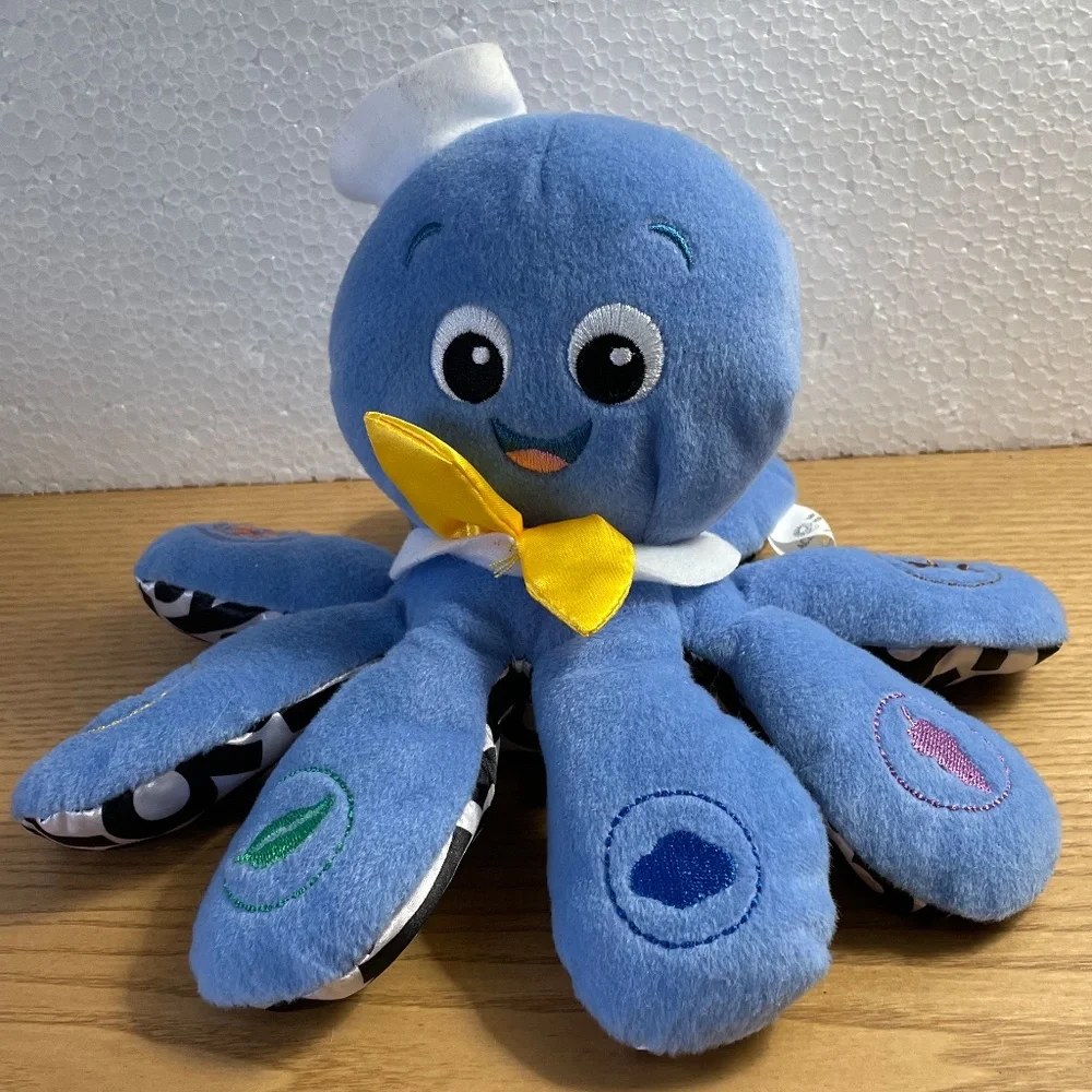 Baby Einstein Octoplush Musical Octopus Baby Developmental Learning Toy 10.5”